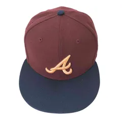 ニューエラ NEW ERA 59FIFTY ATLANTA アトランタ ツバ裏ピンク メンズ 7 3/8 
