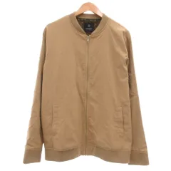 ナノユニバース nano universe MA-1 ジャケット シガーポケット XL ベージュ /IB ■ECA001