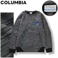 【美品】 コロンビア COLUMBIA モリソン アベニュー クルー オムニシールド OMNI SHIELD ジャージ トレーナー スウェット ラグランスリーブ 裏起毛 S 灰 アウトドア メンズ