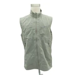 モンベル Montbell トレッキングベスト ミドル丈 XXL グレー スタンドカラー MX3M-V16B-311 /MA4 ■GY58