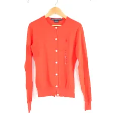 未使用 RALPH LAUREN SPORT ラルフローレンスポーツ カーディガン XS コットン100％ 長袖 レディース AM8407A13 