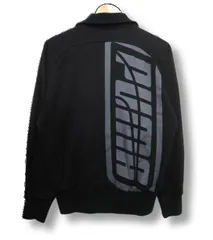 PUMA プーマ トラックジャケット ジャージ バックプリントロゴ 黒 メンズ Mサイズ■管理番号L29835SSS26-260327-10-3（990）