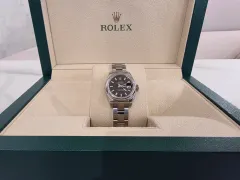 ロレックス デイトジャスト オイスター 黒文字盤スチール 26MM 179160 15年フルセット