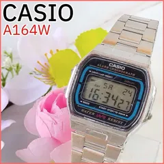 【電池新品】カシオ A164W クロノグラフ 腕時計 クォーツ CASIO 稼働