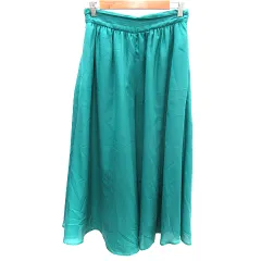 エムケー ミッシェルクラン MK MICHEL KLEIN ガウチョパンツ ワイド 40 L 緑 グリーン /AU