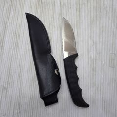 RESQVIVAL ステンレスナイフ レザーシース付き - メルカリ