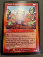 MTG ゴブリンの首謀者 B 英語 foil APC アポカリプス 旧枠 状態悪め