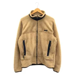 【中古】Patagonia Classic RetroX フリースジャケット サイズL アイボリー [79]