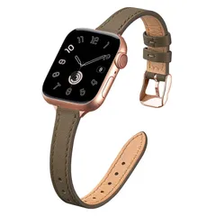 【在庫セール】apple watch バンド 細いタイプ レザー42mm 40mm 41mm バンド 38mm 44mm 45mm 46mm 49mm 本革 交換 コンパチブル iWatch Ultra3 2 Ultra SE3 2 SE アップルウォッチ S