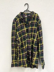 【USED】UNIQLO（ユニクロ）チェック柄　シャツ　Lサイズ　中古品