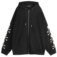 マスターマインド メンズ アウター パーカー・スウェット MASTERMIND WORLD Patch ZipUp Hoodie Black ブラック