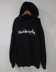 マークゴンザレス ブラック 起毛 フーディー L