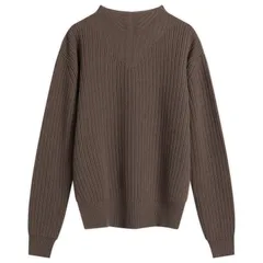 リックオウエンス メンズ アウター ニット・セーター Rick Owens Fisherman Rib Crew Dustのサムネイル