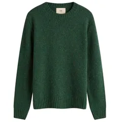 フォーク メンズ アウター ニット・セーター クルーネック Folk Chain Crew Neck Jumper Phthalo Green グリーンのサムネイル