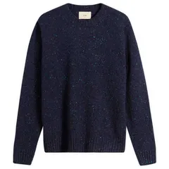 フォーク メンズ アウター ニット・セーター クルーネック Folk Chain Crew Neck Jumper Navy ネイビーのサムネイル