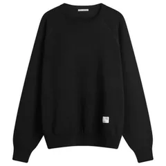 ユニフォームエクスペリメント メンズ アウター ニット・セーター ロゴ Uniform Experiment UE Jacquard Logo Knit Sweater Black ブラックのサムネイル