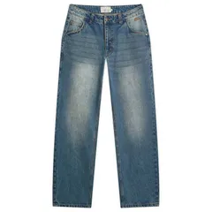 ダイム メンズ ボトムス カジュアルパンツ デニム Dime Classic Relaxedenim Pantsandblasted Indigo インディゴのサムネイル