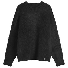 リプレゼント メンズ アウター ニット・セーター Represent Alpacable Knit Jet Black ブラック