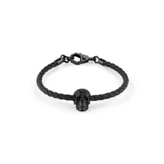 フィリッププレイン レディース アクセサリー ブレスレット・バングル・アンクレット PHILIPP PLEIN Skull Bracelet Black ブラック
