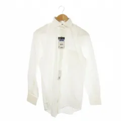 ラルフローレン RALPH LAUREN CHAPS ワイシャツ Yシャツ 40-84 白 ホワイト 長袖 胸ポケット レギュラーカラー /AO17 ■GY61