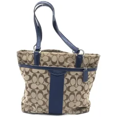 コーチ　シグネチャー　キャンバス　ベージュ　ハンドバッグ　1038