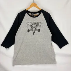 THRASHER SKATE GOAT プリント ラグランTシャツ 08032814 872