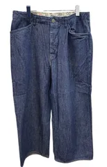 YAMANE ヤマネ　EVISU　エヴィス　デニムショーツ カモメ 和柄 バックプリント　31×40 メンズ　インディゴのサムネイル
