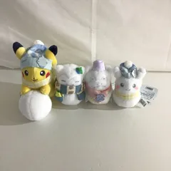 雪だるまピカチュウセット 本日11月27日（木）から、白くてふわふわな雪だるまになった、ポケモン
