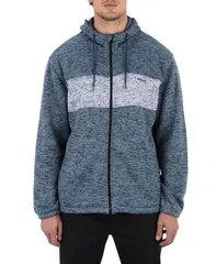 ハーレー メンズ アウター パーカー・スウェット Hurley Mensaddleback FullZip Hoodie Heather Blue ヘザーのサムネイル