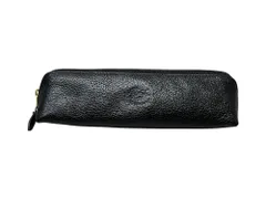 IL BISONTE (イルビゾンテ) ペンケース 筆箱 レザー イタリア製 5452305190 ブラック 雑貨/006