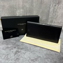 dunhill 長財布 ブラック レザー カードケース - メルカリ
