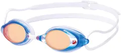 スワンズ SWANS スイミング PREMIUM ANTI-FOG ミラーモデル ゴーグル メンズ レディース 水泳 競泳 曇り止め FINA承認 大会 試合 練習 トレーニング フィットネス  SRXMPAF BLOR ブルー×フラッシュオレ