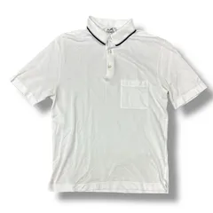 国内正規 HERMES 20SS 胸ポケットポロシャツ 半袖 ポロシャツ エルメス ホワイト M （97224A）のサムネイル