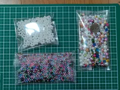 レジン封入パーツ 3種セット　計60ｇ