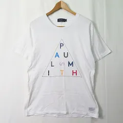 ポールスミスジーンズ Paul Smith JEANS Tシャツ 半袖 プリント L オフホワイト 2sa7195