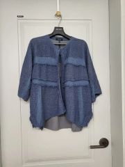 ブルー ツイード ジャケット
