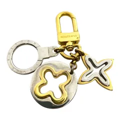 ルイ ヴィトン キーホルダー キーリング チャーム ポルトクレ アンソレンス メタル ゴールド シルバー ロゴ M66133 LOUIS VUITTON 上品 洗練 高級感 存在感 実用性