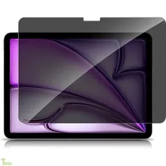 覗き見防止フィルム iPad Air 11インチ M4/M3/M2 2026/2025/2024 用 A3091 A3092 A3266 A3267 A2902 A2903 ガラスフィルム プライバシーフィルム 180度 横向き左右のぞき見防止 強化ガラス 用