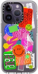 CASETiFY クリア iPhone 14 Pro ケース [黄ばみにくい素材/2mからの落下試験をクリア/MagSafe に対応] - Aries Moross Sticker