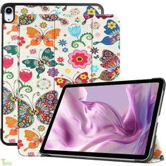 iPad Air 11インチ ケース (M3/M2、2025/2024) /第5/4世代 (2022/2020) /Pro 11インチ (2018) 通用カバー三つ折り スタンド オートスリープ機能 アイパッド用タブレットケースPU+PC 軽量 第5/4世代)