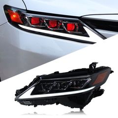トヨタ 50カムリ AVV50 前期用LEDヘッドライト 三眼スタイル - メルカリ