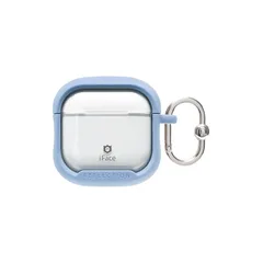 【新品】 iFace Reflection AirPods 第4世代 専用 ケース ポリカーボネート クリアケース (ペールブルー)【 耐衝撃 カラビナ付き ワイヤレス充電可 アイフェイス airpods4 エアーポッズ イヤホンケース 】 1