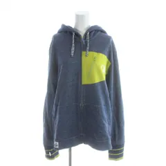 フラボア FRAPBOIS パーカー ジップアップジャケット 上着 1 紺 ネイビー フード付き 長袖 切り替えデザイン /AP ■ECE003