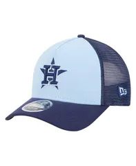 ニューエラ メンズ アクセサリー 帽子 New Era Mens Light BlueNavy Houston Astros 2Tone Color Pack 9FORTY MCrown AFrame Adjustable Hat Light Blue Nav