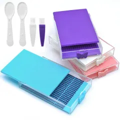 【新着商品】DIYアートクラフト用 ダイヤモンドアートペインティングビーズ仕分けトレイ 大人用 ダイヤモンドアートストレージコンテナキット ダイヤモンドアートアクセサリートレイ4点セット FineGood