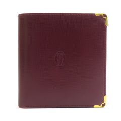 極美品】カルティエ Must de Cartier 二つ折り財布 ボルドー - メルカリ