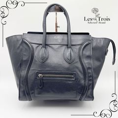 CELINE セリーヌ ラゲージ ミニ ミニショッパー レザー ハンドバッグ