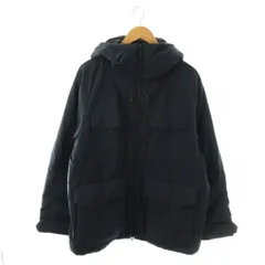 ユニクロ UNIQLO White Mountaineering ハイブリッドダウンオーバーサイズパーカ ダウンジャケット アウター L ネイビー /CX ■GY35