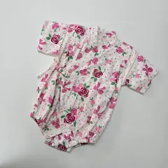 80 女の子 浴衣 花 スーツ