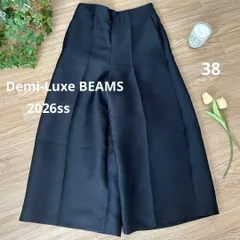 新作Demi-Luxe BEAMSデミルクスビームス　ワイドシルエットパンツ38のサムネイル